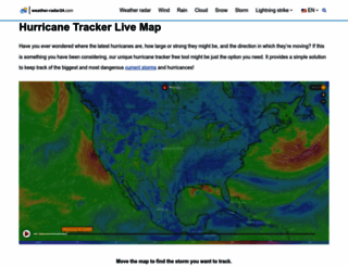 hurricane-tracking.co.uk screenshot