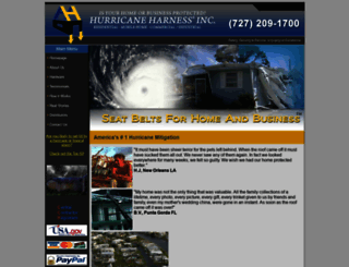 hurricaneharness.com screenshot
