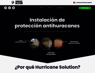 hurricanesolution.com screenshot