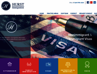 hurstimmigration.com screenshot