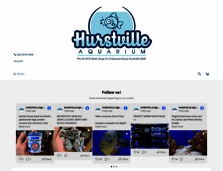 hurstvilleaquarium.com.au screenshot