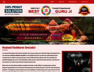 husbandvashikaranspecialist.com screenshot