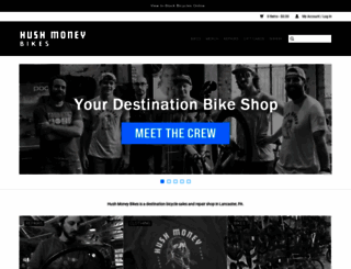 hushmoneybikes.com screenshot