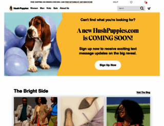 hushpuppies.com screenshot