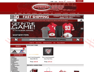 huskerextrashop.com screenshot