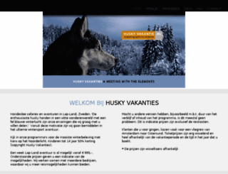 husky-vakantie.nl screenshot