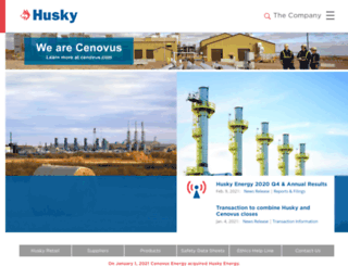 huskyenergy.ca screenshot