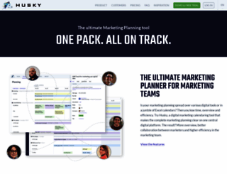 huskymarketingplanner.com screenshot