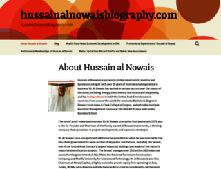 hussainalnowaisbiography.com screenshot