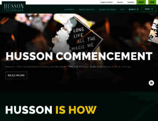 husson.edu screenshot