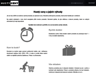 hustyceny.cz screenshot