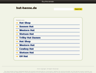 hut-hanne.de screenshot