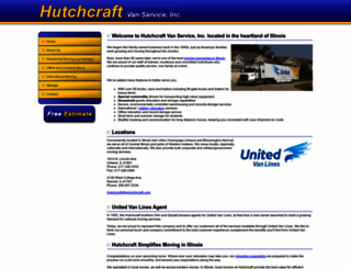 hutchcraftvanservice.com screenshot