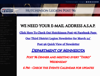 hutchlegion.org screenshot