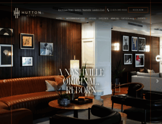 huttonhotel.com screenshot
