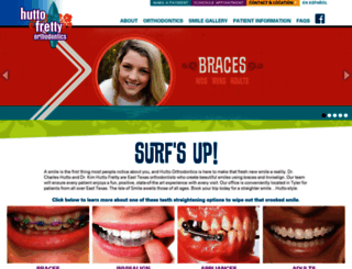 huttoorthodontics.com screenshot