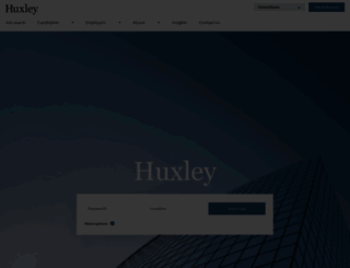 huxley.com screenshot