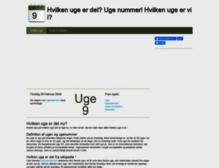 hvilkenuge.com screenshot