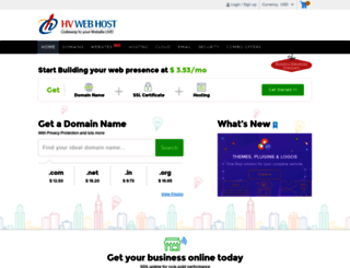 hvwebhost.com screenshot