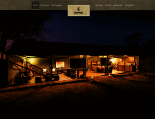 hwangebushcamp.com screenshot