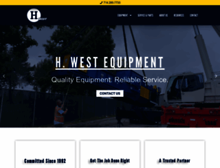 hwestequipment.com screenshot