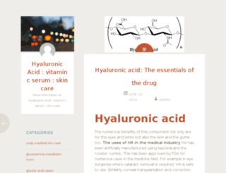 hyaluronicacidguide.org screenshot