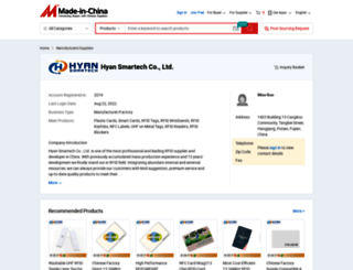 hyansmartech.en.made-in-china.com screenshot