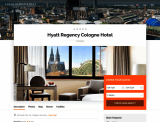 hyatt-regency.colognebesthotels.com screenshot
