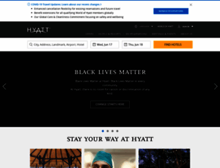 hyatt.co.uk screenshot