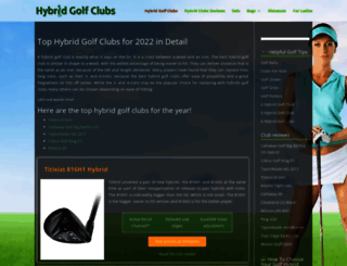 hybridgolfclubs.net screenshot