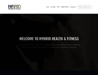 hybridhealthandfitness.com screenshot