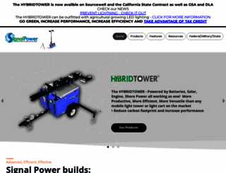 hybridledlighttower.com screenshot