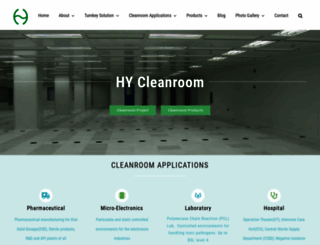 hycleanroom.com screenshot