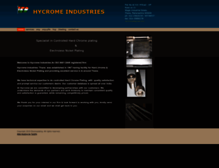 hycromeindustries.com screenshot