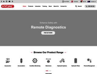 hydac.com.au screenshot