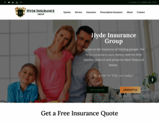 hydeinsurancegroup.com screenshot