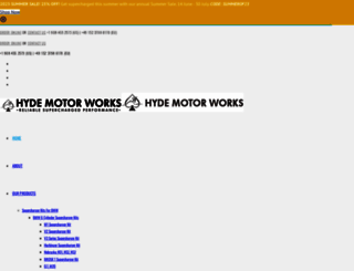 hydemotorworks.com screenshot
