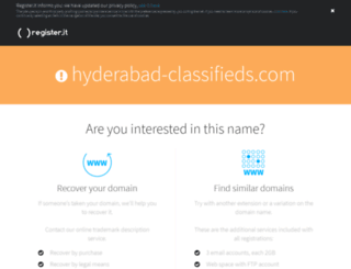 hyderabad-classifieds.com screenshot