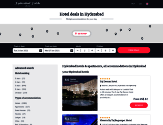 hyderabad-hotels.net screenshot