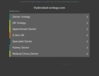hyderabad-urology.com screenshot