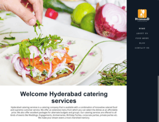 hyderabadcateringservices.co.in screenshot