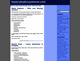 hyderabadinvestment.com screenshot
