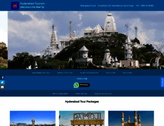 hyderabadtourism.in screenshot
