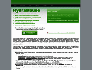 hydramouse.com screenshot