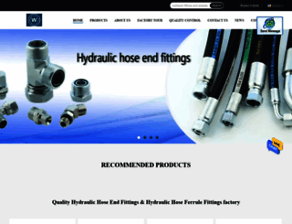hydraulichoseendfittings.com screenshot