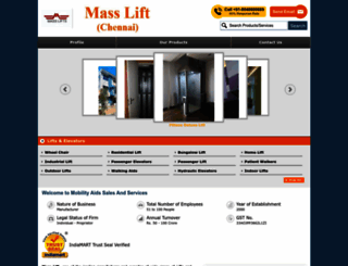 hydraulicliftindia.com screenshot