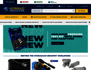 hydraulicmegastore.com screenshot