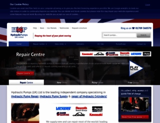 hydraulicpumps.co.uk screenshot