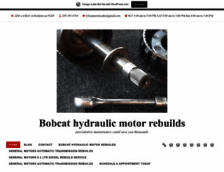 hydraulicrebuilds.wordpress.com screenshot