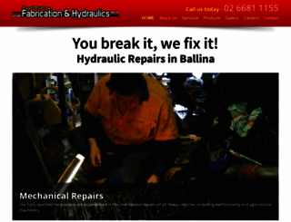 hydraulicsballina.com.au screenshot